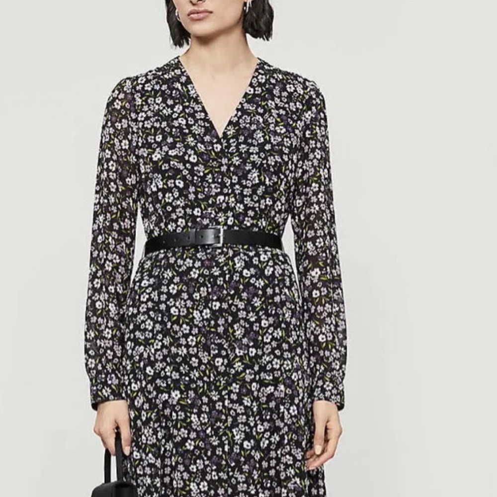 Michael Kors Georgette Shirt Dress Medium